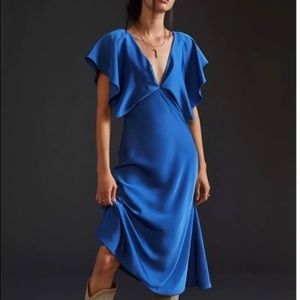 Anthropologie Sachin & Babi Ruffled Midi Dess